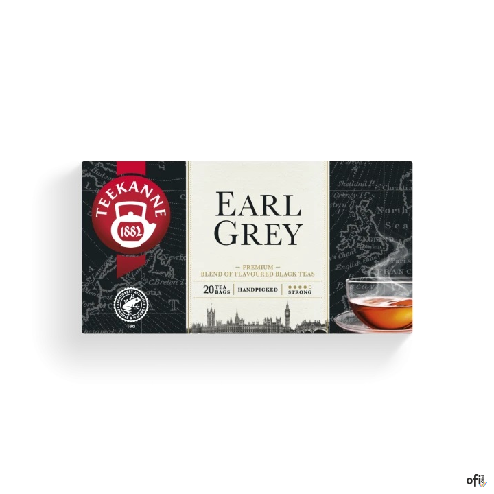Herbata TEEKANNE Earl Grey 20 kopert czarna
