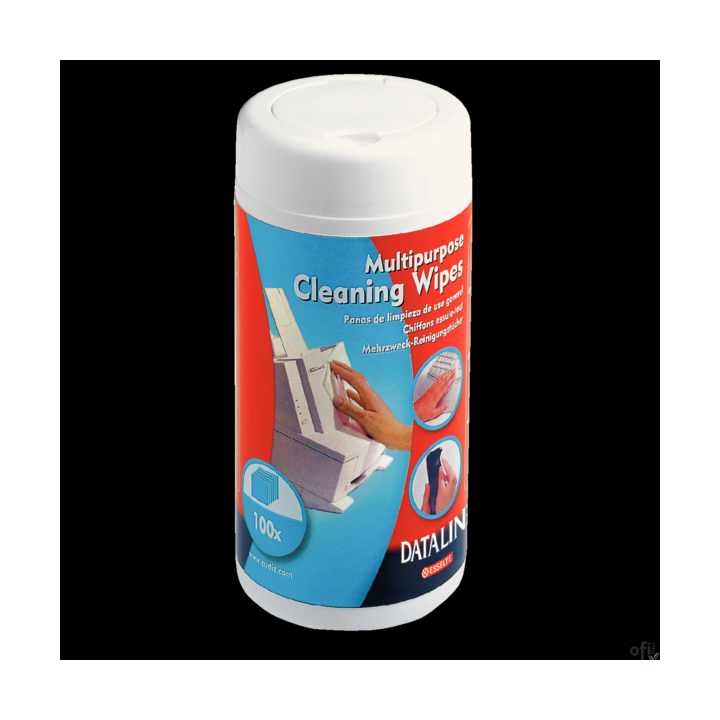 Chusteczki wilgotne do plastiku ESSELTE DATALINE (100szt) 67656