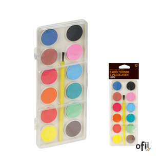 Farby akwarelowe 12 kolorów FIORELLO 170-1551