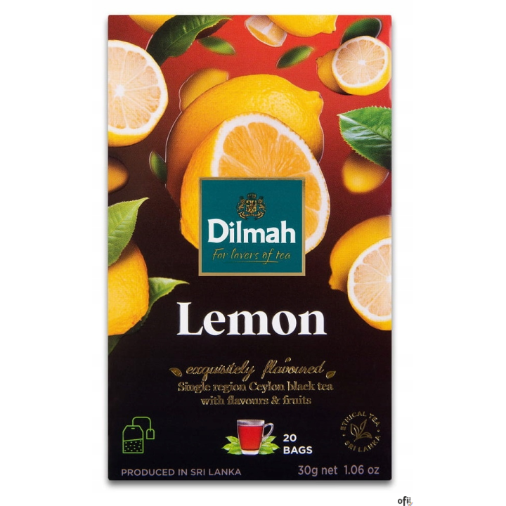 Herbata DILMAH LEMON (20 kopert) czarna