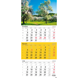 Kalendarz trójdzielny (H) 2026 Michalczyk i Prokop T-106T-02