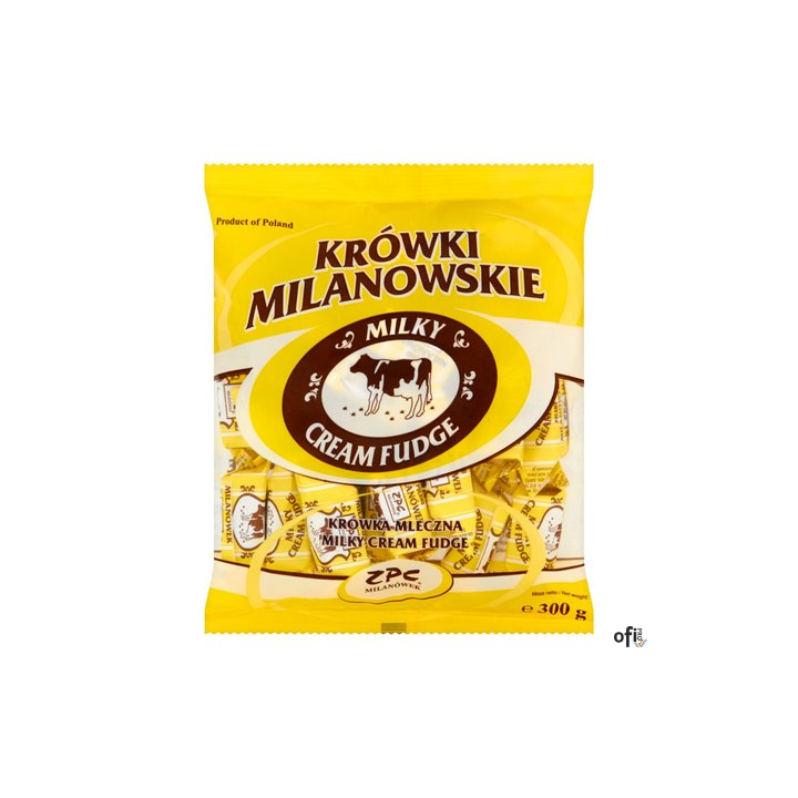 Krówki Milanowskie mleczne 300g ZPC MILANÓWEK