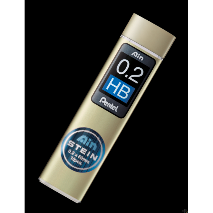 Grafity 0,2mm HB AIN STEIN PENTEL (10 grafitów) C272W-HB