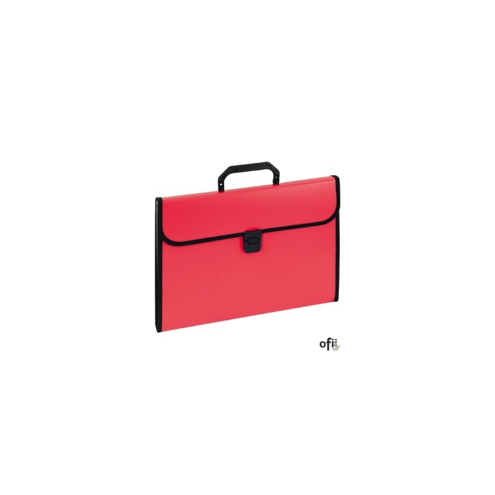 Aktówka harmonijkowa 9112A czerwona EAGLE 120-1220