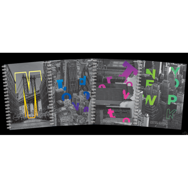 Kołozeszyt TOP CITY 2SPI A5 100K 70G kratka 400169509 Top 2000