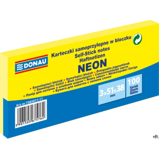 uniwersalne kolorowe karteczki, idealne do przekazywania wiadomości_ilość karteczek: 3x100 w rozmiarze 38x51mm_gramatura: 70gsm 