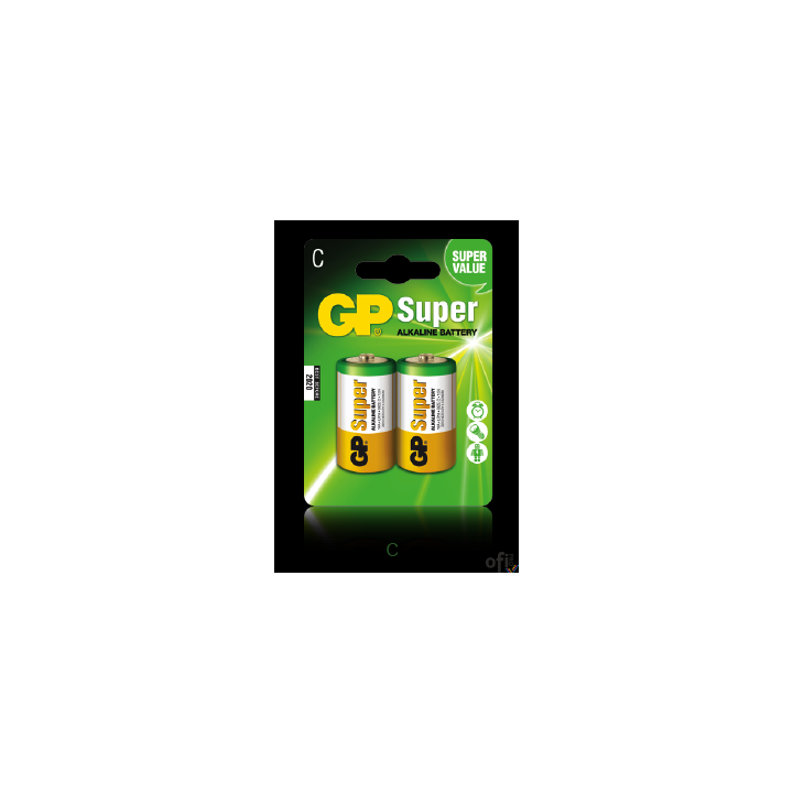 Bateria alkaliczna GP Super C / LR14 (2szt) 1.5V GPPCA14AS003