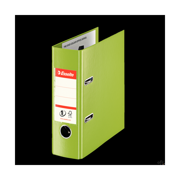 Segregator A5/75mm z mechanizmem zielony 468660 VIVIDA No.1 ESSELTE
