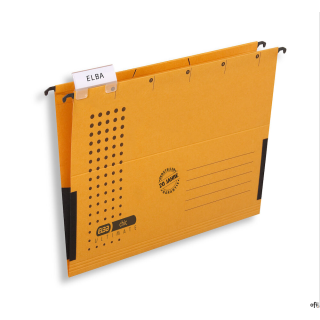 Teczka zawieszana A4 ELBA CHIC ULTIMATE, żółta, z półciennymi boczkami 100552103