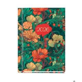 Terminarz OLA A6 2026 Michalczyk i Prokop T-212F-04 KALENDARZ tydzień na 2 stronach