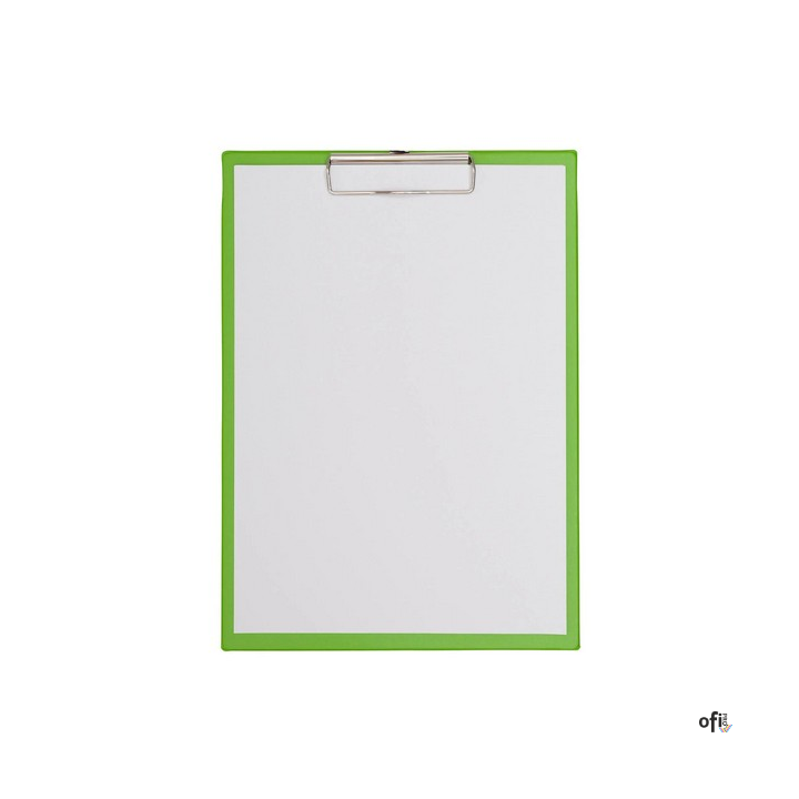 Podkładka Maul A4 z klipsem, powłoka plastikowa, jasnozielona (23352/54 ML)