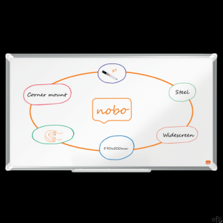 Tablica stalowa panoramiczna Nobo Premium Plus Widescreen 40 890x500mm 1915371
