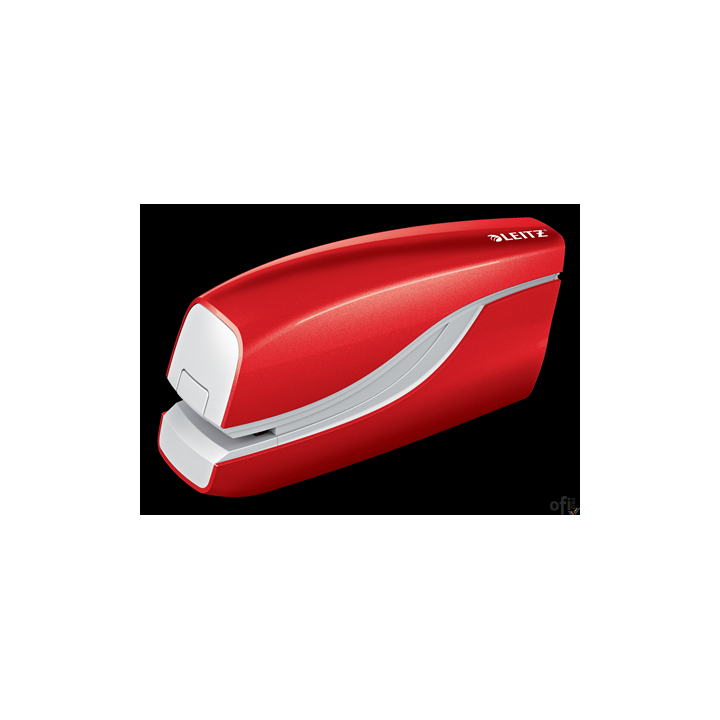 Zszywacz elektryczny na baterie WOW, czerwony, 3 lata gwarancji, 10 kartek 55661026 LEITZ .