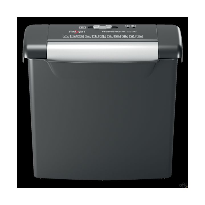 Niszczarka Rexel Momentum S206 P2, 6 kartek, 9l kosz, konfetti 2104568EU (X)