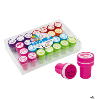 Stempelki FIORELLO dla dzieci BUŹKI ., 26 szt w zestawie 170-2431