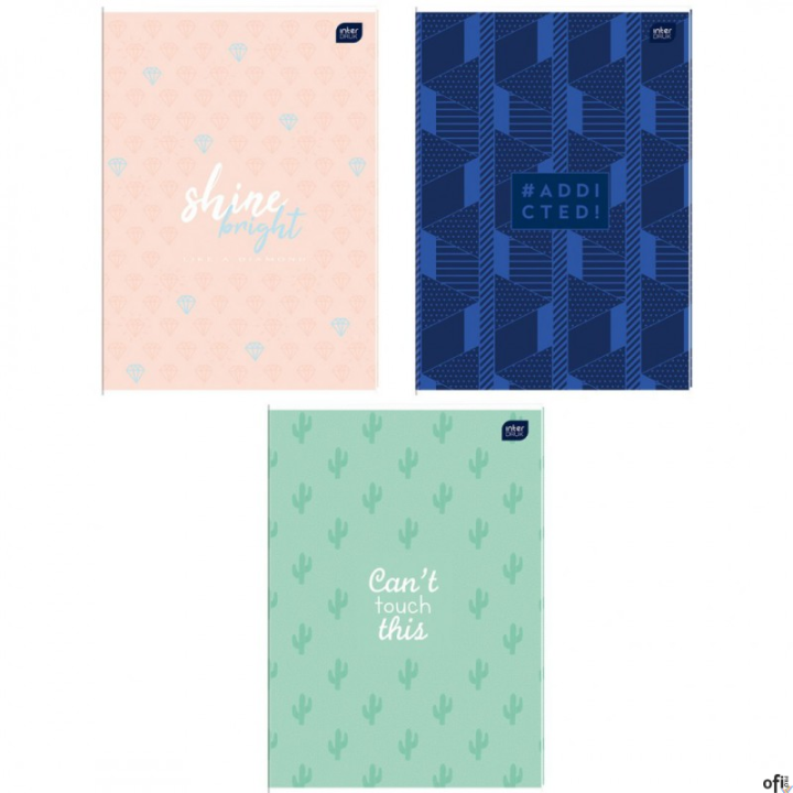 Zeszyt A4 80k kratka HYBRID INTERDRUK 2847