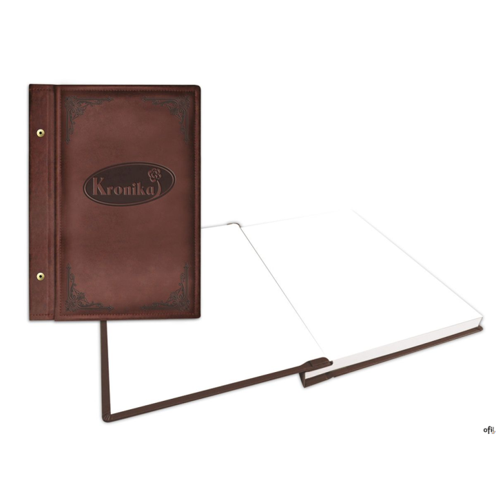 Kronika 345*255 skóropodobna  brazowa 1829-319-038