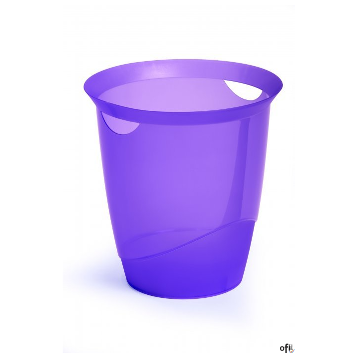 Kosz na śmieci 16l fioletowy przezroczysty DURABLE 1701710992