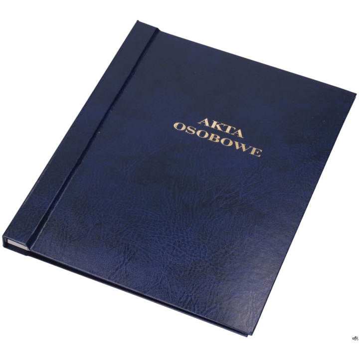 Teczka do akt osobowych oklejane granat BARBARA 1822001