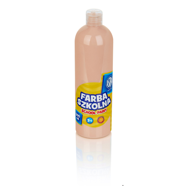 Farba szkolna Astra 500 ml - cielista, 301112009