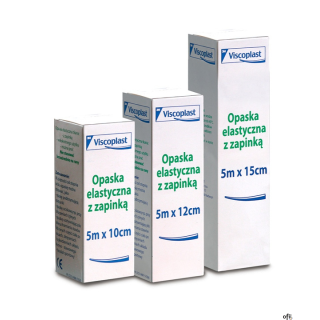 Opaska elastyczna z zapinką VISCOPLAST, 8cmx5m