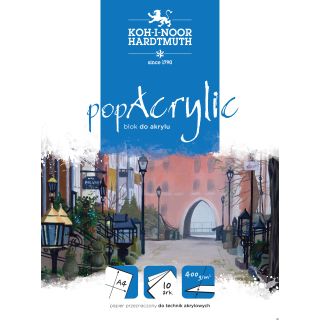 Blok POP ACRYLIC A4 10ark.400g BLO-ACA4PO