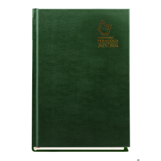 Terminarz PEDAGOGA 2025/2026 ZIELEŃ A5 T-150V-Z Michalczyk i Prokop