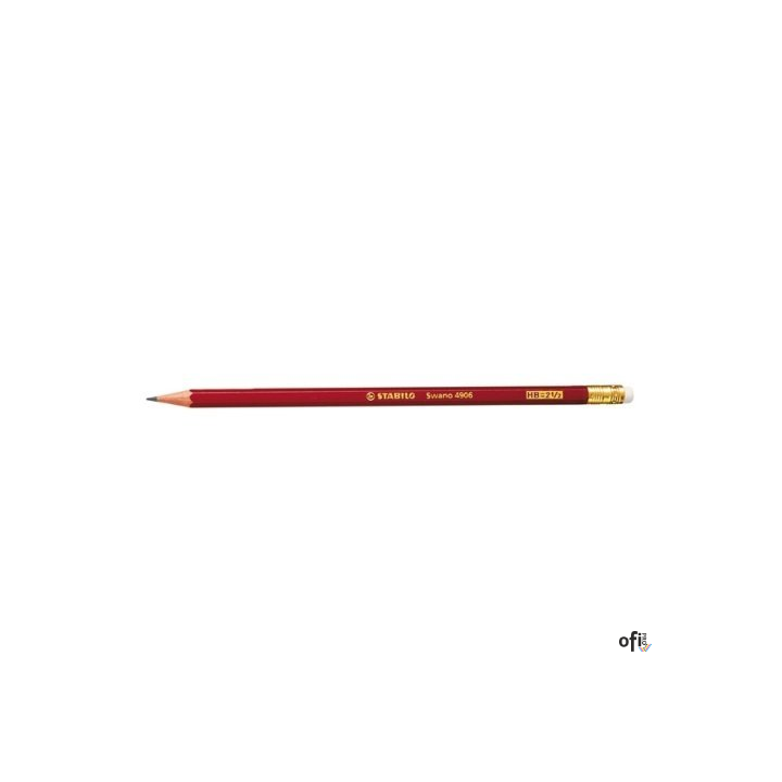 Ołówek SWANO 4906-HB z gum. STABILO