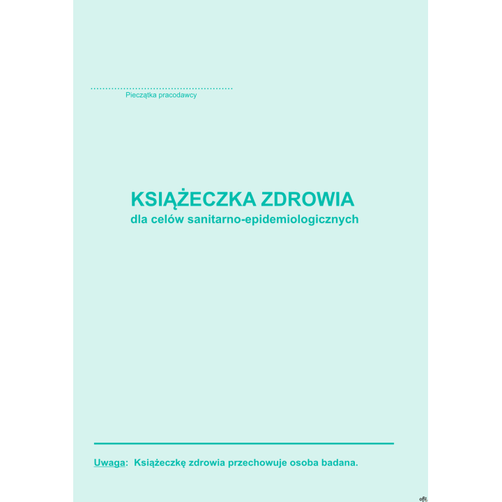 Książeczka zdrowia, A6 16 stron, 10-530-5 DOTTS