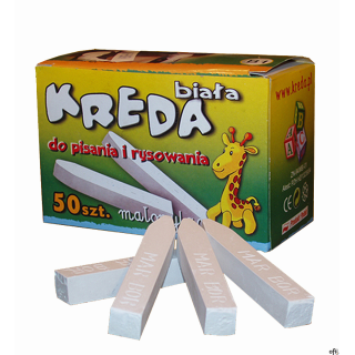 Kreda biała 50szt. B1 MAR-BOR