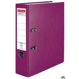 Segregator Q.FILE A4, 8 cm, PP jagodowy 300004844 HERLITZ