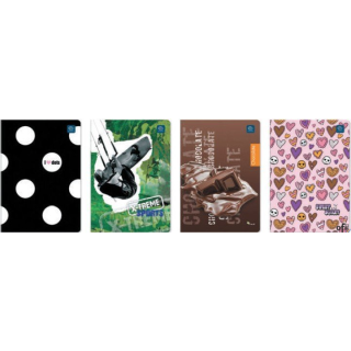 Zeszyt A5 32 3-linia kol.mix UV INTERDRUK