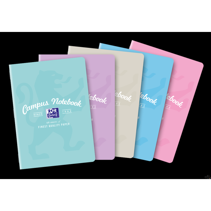 Zeszyt OXFORD CAMPUS A5 60k 90g pastel linia z marginesem 400160140