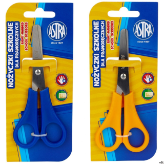 Nożyczki szkolne Astra z podziałką dla praworęcznych  407118002