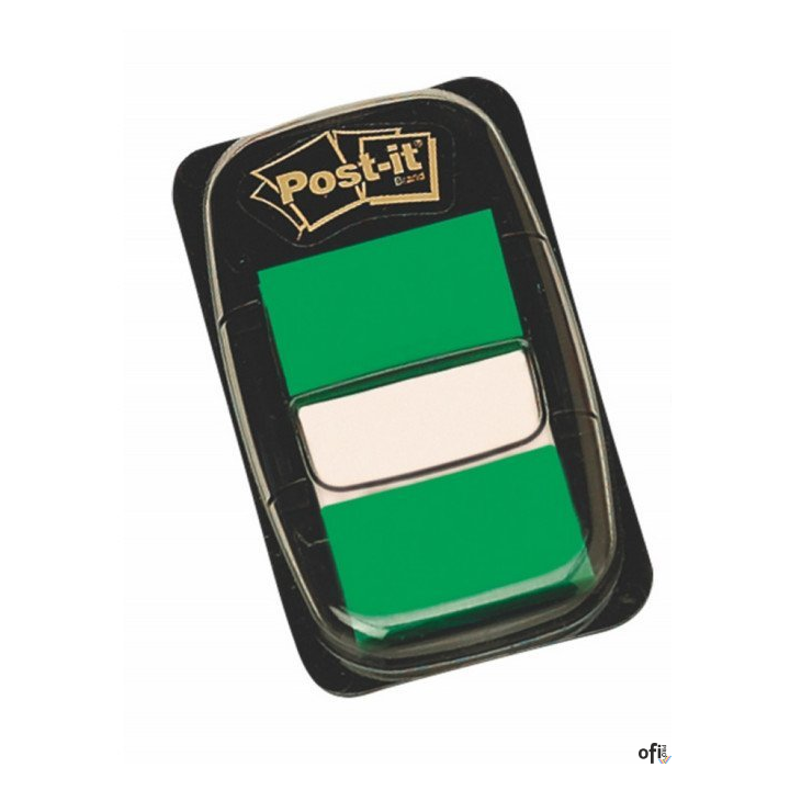 Zakładki indeksujące POST-IT 25x43mm zielone 680-3 50sztuk, 3M-70071392776