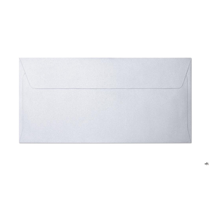 Koperta DL MILLENIUM diamentowa biel 120g (10) 280116 GALERIA PAPIERU
