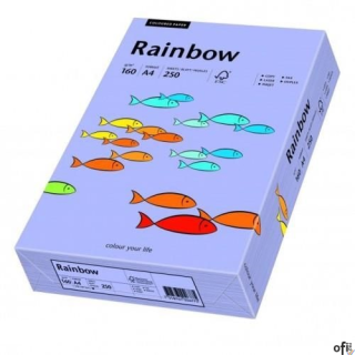 Papier xero kolorowy A4 160g 250 ark. RAINBOW R60  fioletowy R60 88042571