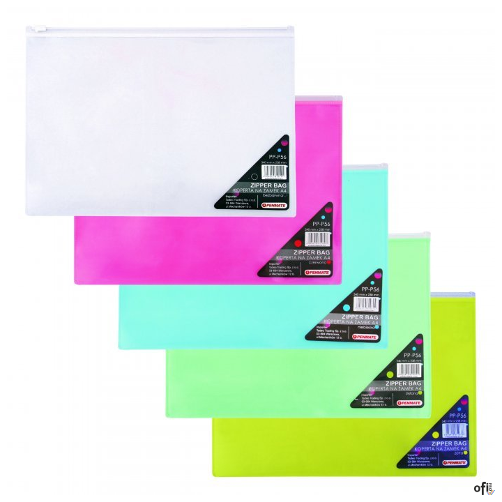 Kopera na zamek z PP A4 niebieska PENMATE TT6702