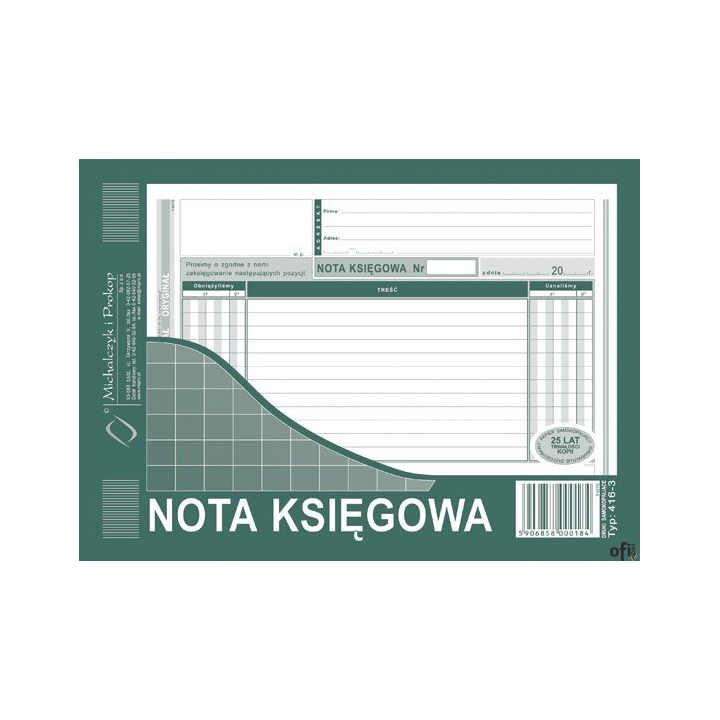 416-3 Nota Księgowa A5 MICHALCZYK i PROKOP