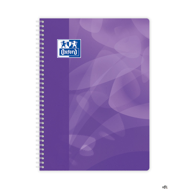 Kołonotatnik A4 80 kartek, kratka / tagi, LAGOON, OXFORD, 400080673