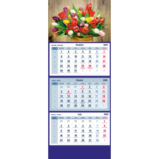 Kalendarz trójdzielny 2026 Bukiet Michalczyk i Prokop T-105T-12