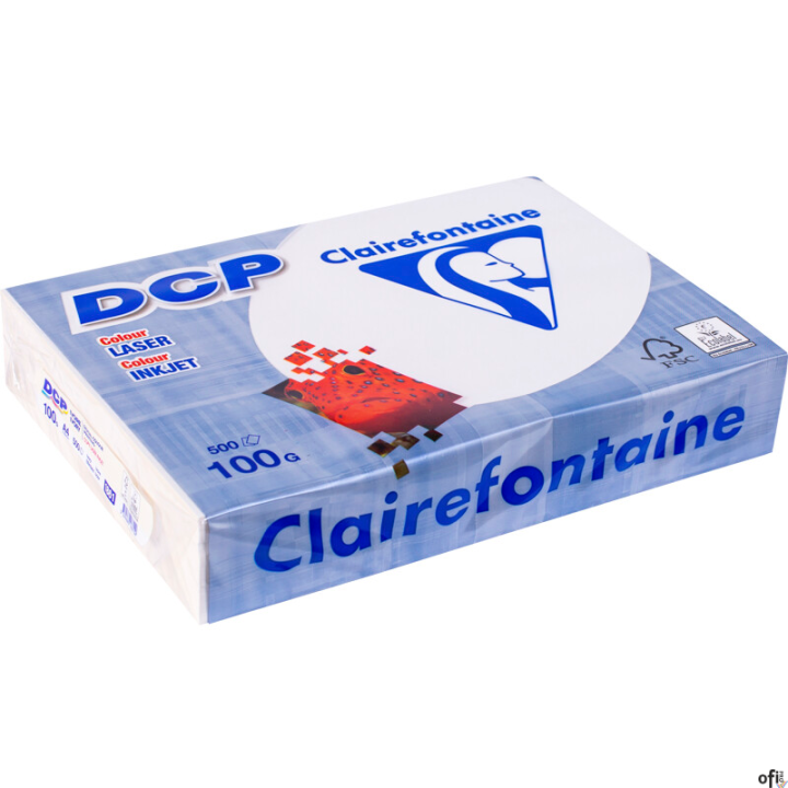 Papier xero satynowy A4/100g DCP IVORY kość słoniowa 1861 500ark Clairefontaine