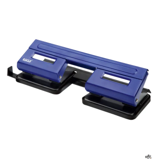 Dziurkacz 9401 EAGLE niebieski do 15 kartek, 110-1054 4 otwory 4-otworowy