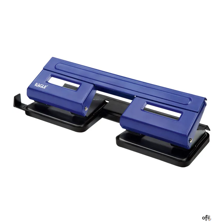 Dziurkacz 9401 EAGLE niebieski do 15 kartek, 110-1054 4 otwory 4-otworowy