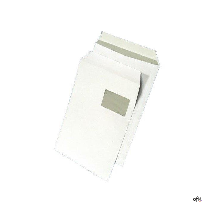 Koperta C4 HK biała okno lewe (250) NC 31637198 55x90mm 90g