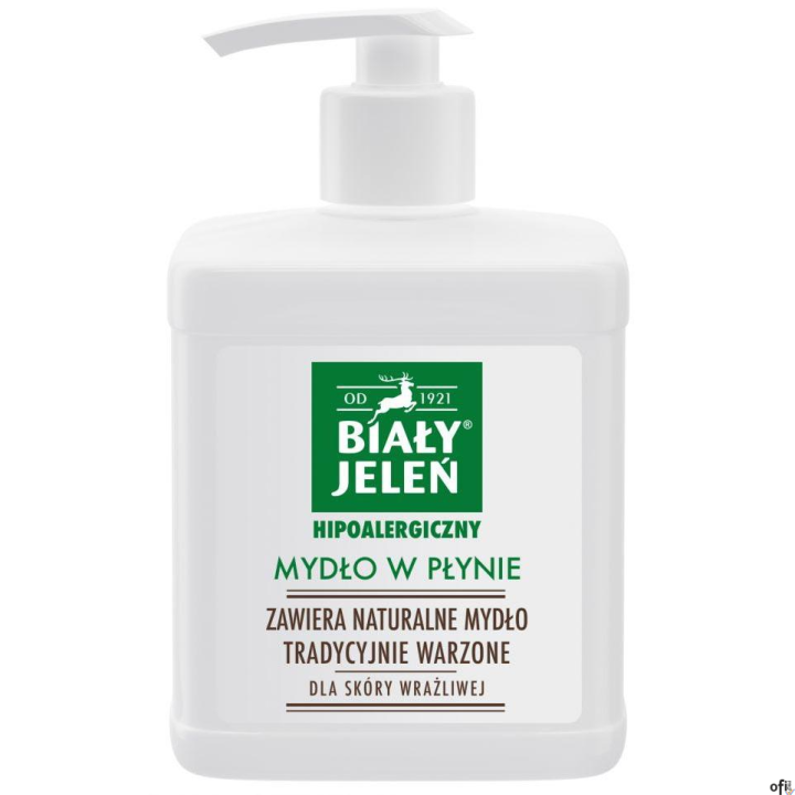 BIAŁY JELEŃ Mydło w płynie z dozownikiem 500ml  5597