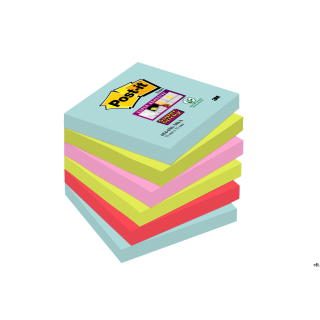 Bloczki 3M POST-IT Z-Notes 76x76mm MIAMI/COSMIC 6x90k Super Sticky 70005291649