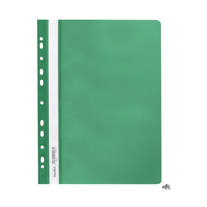 Skoroszyt miękki zawieszany pp - zielony (20) SPP-02-02 BIURFOL