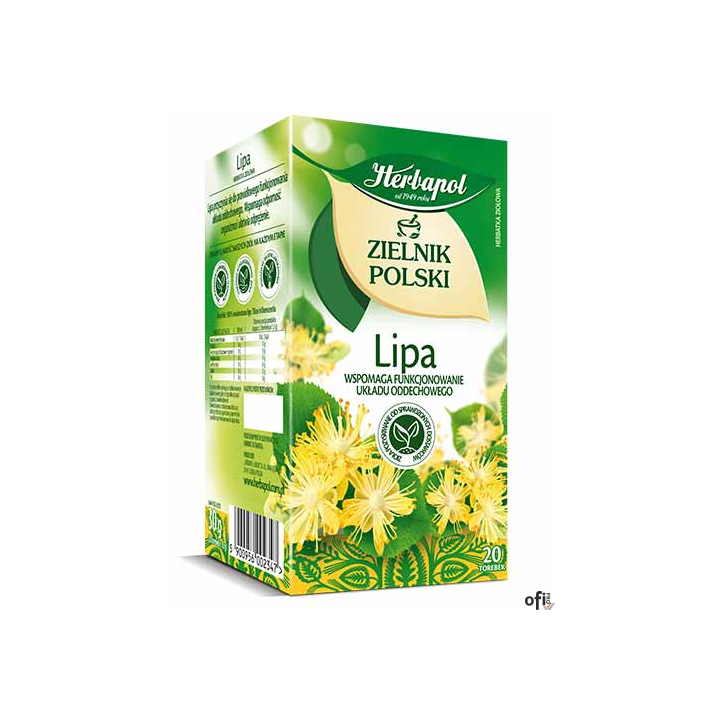 Herbata HERBAPOL ZIELNIK POLSKI Lipa  (20 torebek)