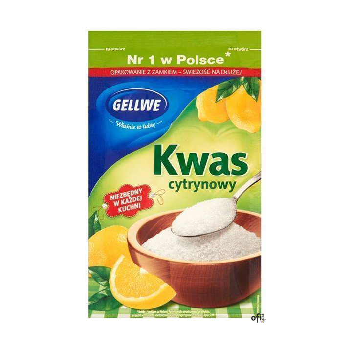 Zastosowanie kwasku cytrynowego: idealny do zakwaszania różnego rodzaju zup oraz sałatek warzywnych, buraczków i kapusty duszone